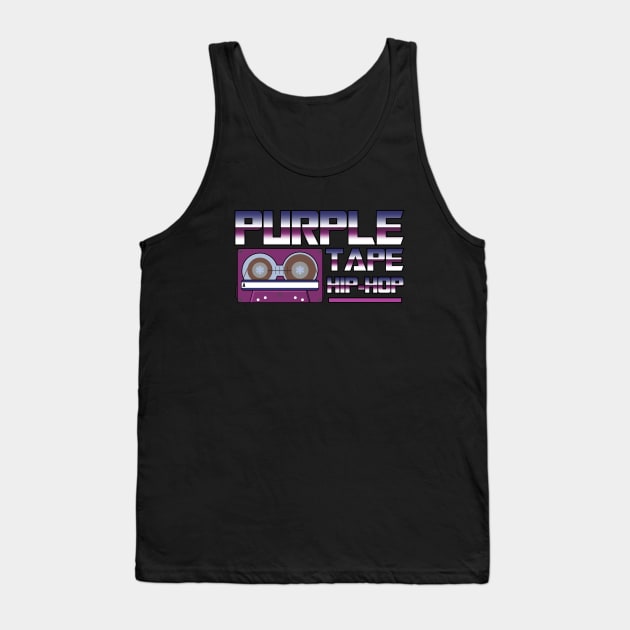 Purple Tape Tank Top by Untildaystory